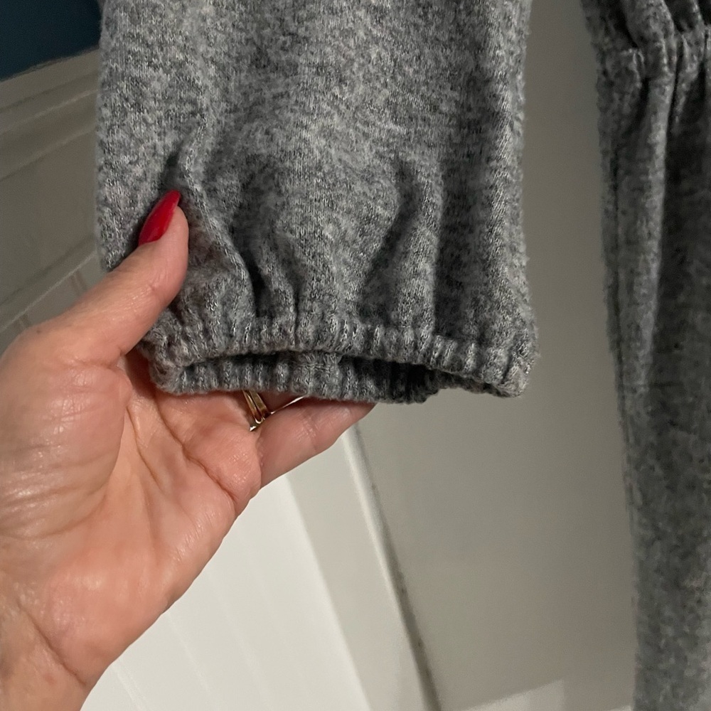 a.n.a Heather Gray Long Sleeve Dress in medium - Picture 5 of 5